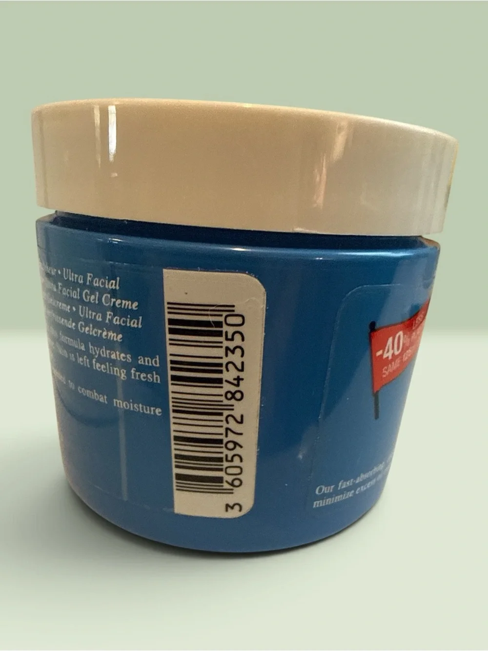 Kiehl's Ultra Facial Fresh Gel Cream - Deep Blue Jar with White Lid 4.2 oz